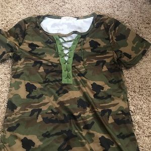 Camo top
